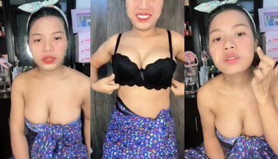 သနပ်ခါးလိမ်းရင်း Live လွှင့်ပြတဲ့ မမကြီး